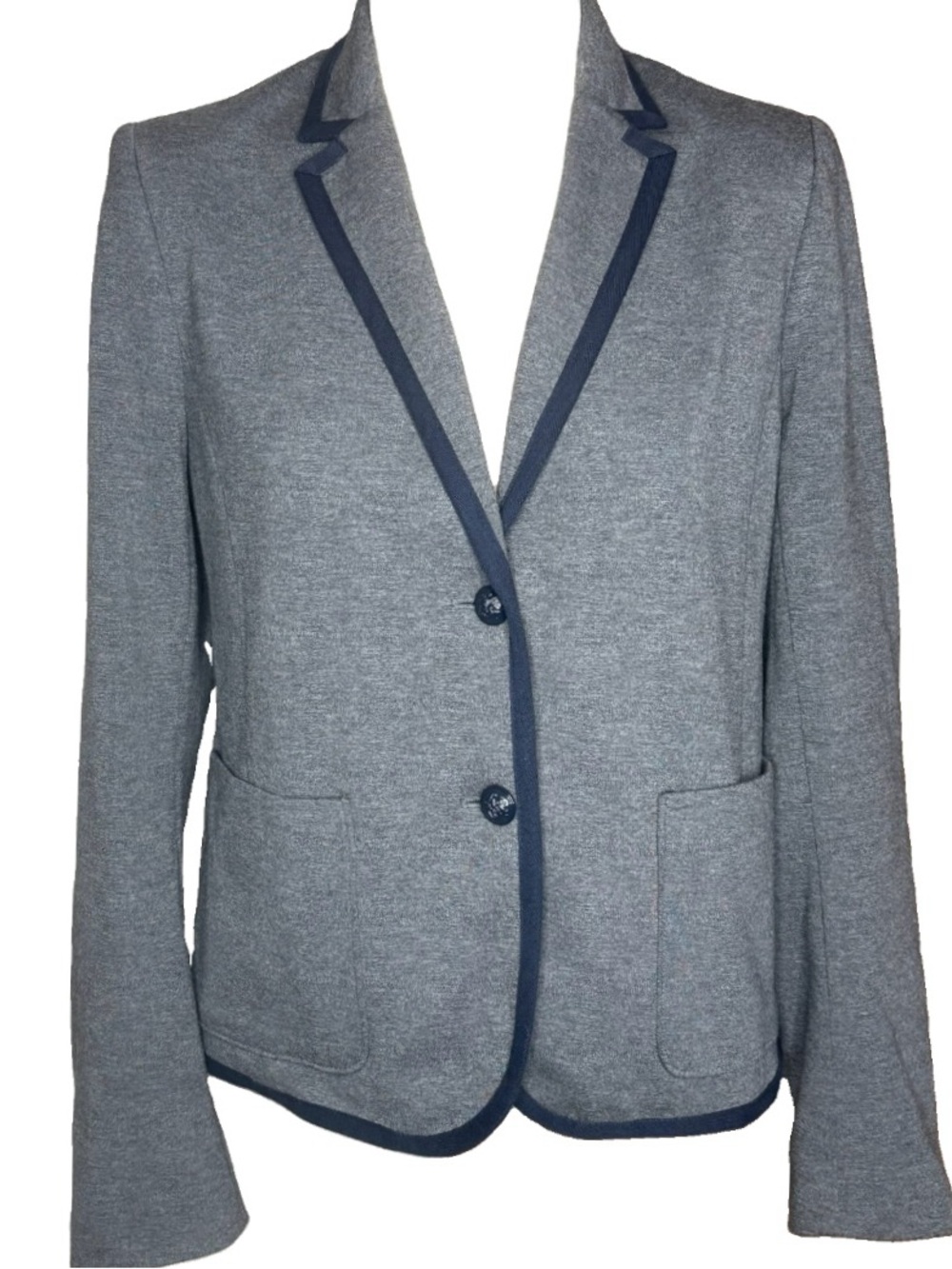 Gap The Academy Grey Preppy Blazer Jacket